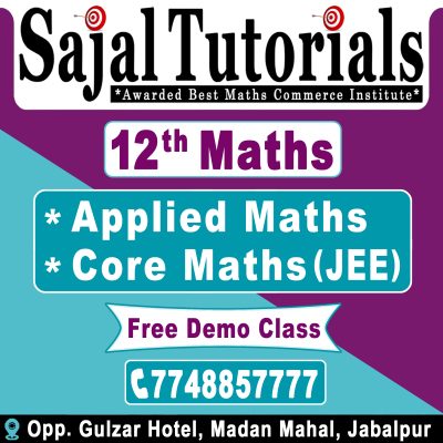 Sajal Tutorials - Maths Poster for class 11th & 12th